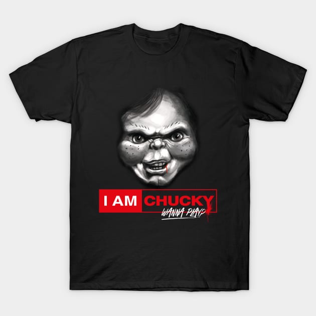 I AM CHUCKY T-Shirt by amykamen555